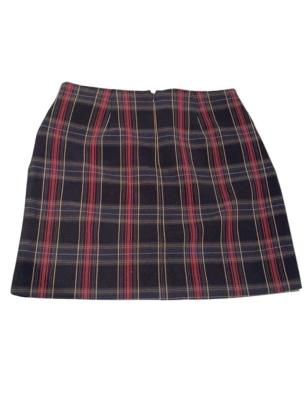 FOREVER21 Plaid Mini Skirt with Zipper Detail - Picture 2 of 4